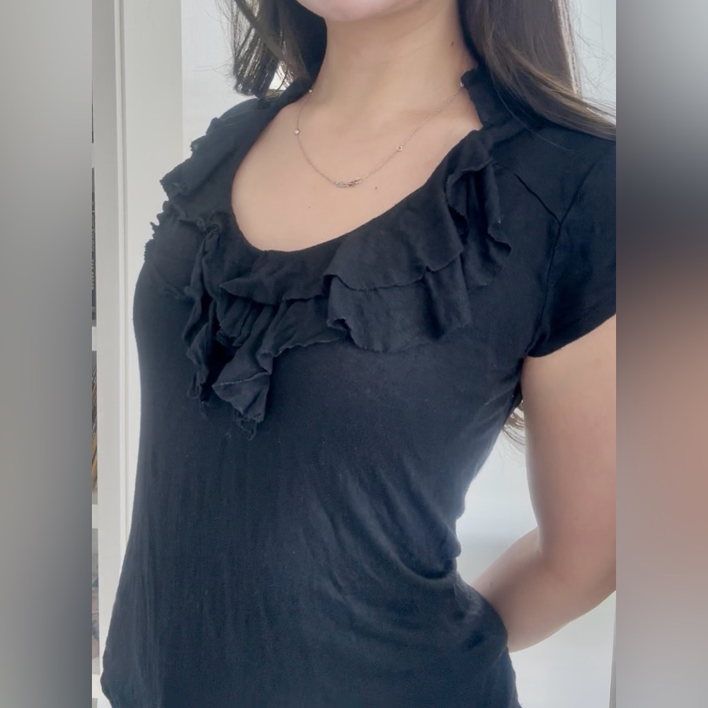 JACOB Black Baby Tee Blouse
